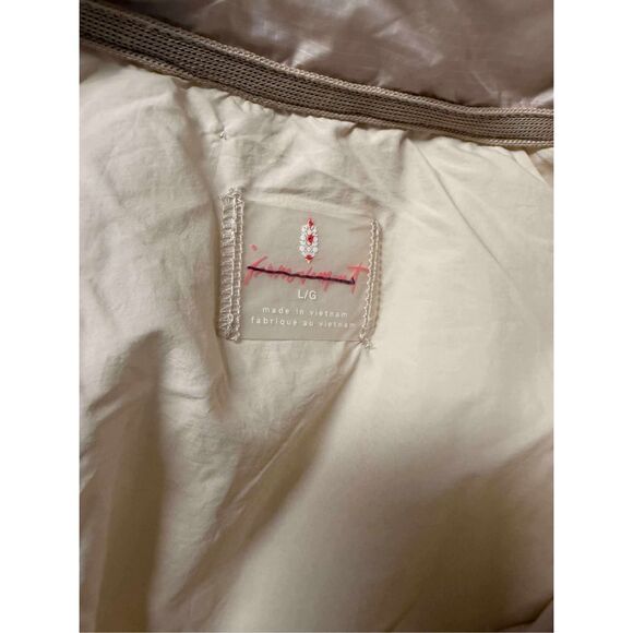 New Free People Scrunchy Glossy Pippa Packable Puffer Jacket sz L - Picture 8 of 9